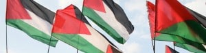 Palestinian flags