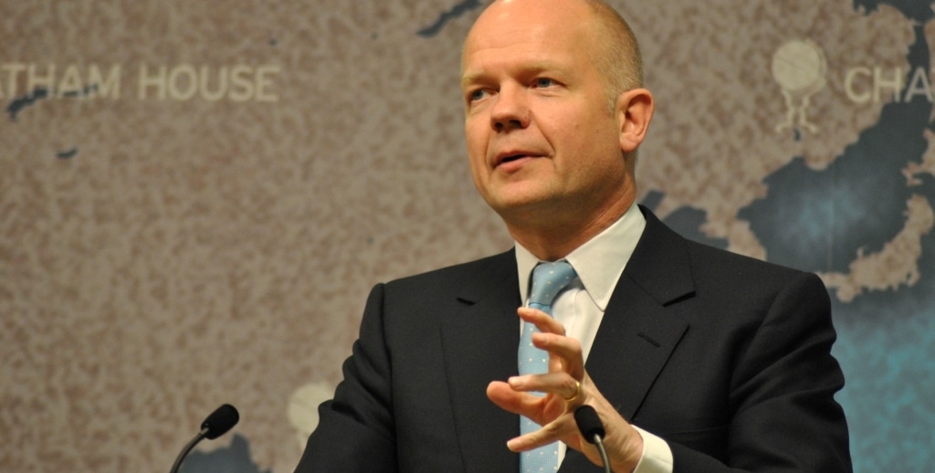 We want action not words from William Hague (photocredit to Chatham House)