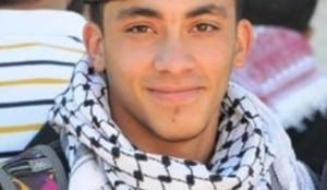 photo of Nadeem Nawara who was shot by Israeli Forces, May 2014