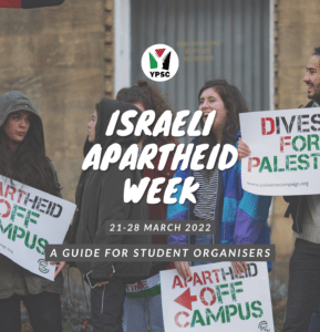 Israeli Apartheid Week guide for student organisers cover page