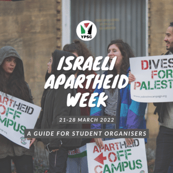 Israeli Apartheid Week guide for student organisers cover page